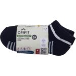 جوراب  یونیسکس ساق کوتاه برند کریویت آلمانی  رنگ مشکی (پک 5 جفتی) - Image 2