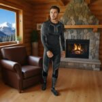 ست بیس مردانه کوهنوردی و اسکی رنگ مشکی برند کریویت آلمان - Image 4