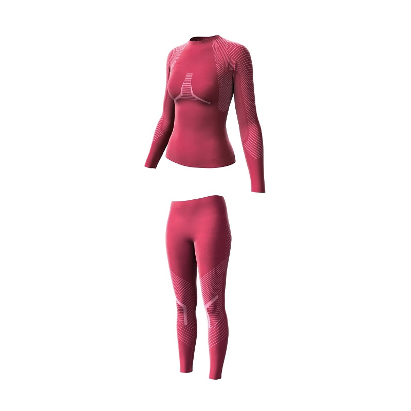 19-2 ست بیس زنانه کوهنوردی و اسکی رنگ قرمز برند کریویت آلمان - Image 1