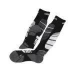 جوراب کوهنوردی و اسکی ساق بلند رنگ طوسی مشکی برند کریویت آلمان - Image 5