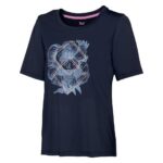 تیشرت ورزشی زنانه رنگ سرمه ای برند کریویت آلمانی اسپرت