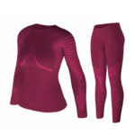 ست بیس زنانه کوهنوردی و اسکی رنگ قرمز برند نیوسنترال آلمان