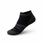 جوراب ورزشی یونیسکس ساق کوتاه برند کریویت آلمانی رنگ مشکی طوسی