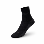 جوراب مخصوص دویدن یونیسکس ساق متوسط برند کریویت آلمانی رنگ مشکی طوسی