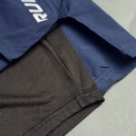 شلوارک کشاله دار سرمه ای مردانه - کشاله زیزین