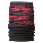 اسکارف مشکی قرمز کوهنوردی - نمای جلو