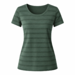 تیشرت ورزشی زنانه رنگ سبز برند کریویت آلمانی اسپرت