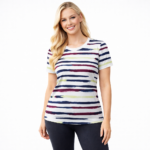 تیشرت ورزشی زنانه رنگ سفید برند کریویت آلمانی اسپرت - Image 2