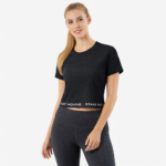 تیشرت ورزشی زنانه رنگ مشکی برند کریویت آلمانی اسپرت اسلیو - Image 2