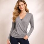 تنخور ژاکت یوگا طوسی برند Crivit