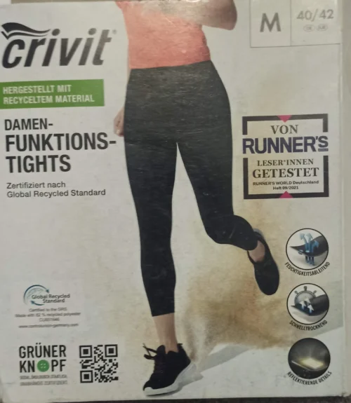 لگ ورزشی زنانه رنگ مشکی برند کریویت آلمانی RUNNER'S کد419 - Image 4