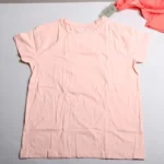تیشرت بچه گانه نخ پنبه کد1509 ساده پک 2 عددی پیپرتس رنگ گلبهی و صورتی - Image 3