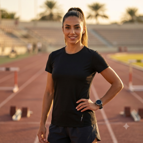 تیشرت تکنیکال run زنانه کد288 کریویت مشکی