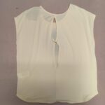 تاپ پرمیوم زنانه کد285 کریویت آستین حلقه ای سفید - Image 6