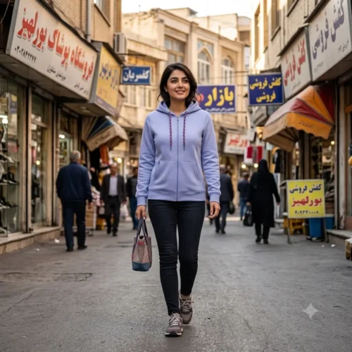سویشرت ورزشی زنانه کد1404 کریویت یاسی