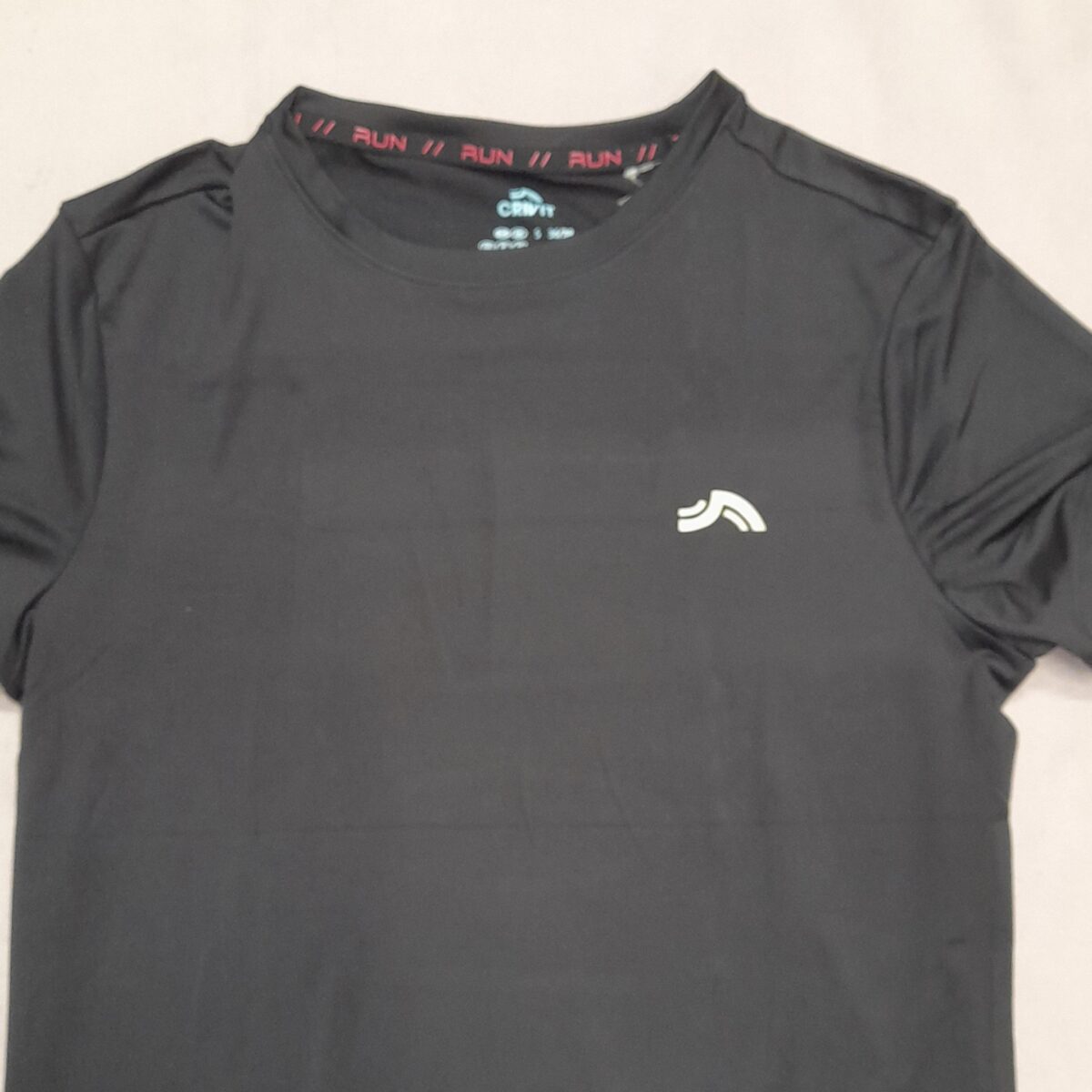 تیشرت تکنیکال run زنانه کد3201 کریویت مشکی - Image 3